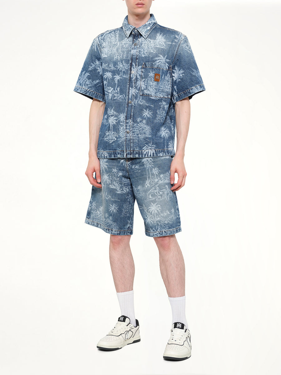 Chateau Palms Denim Shorts in Harbor Indigo