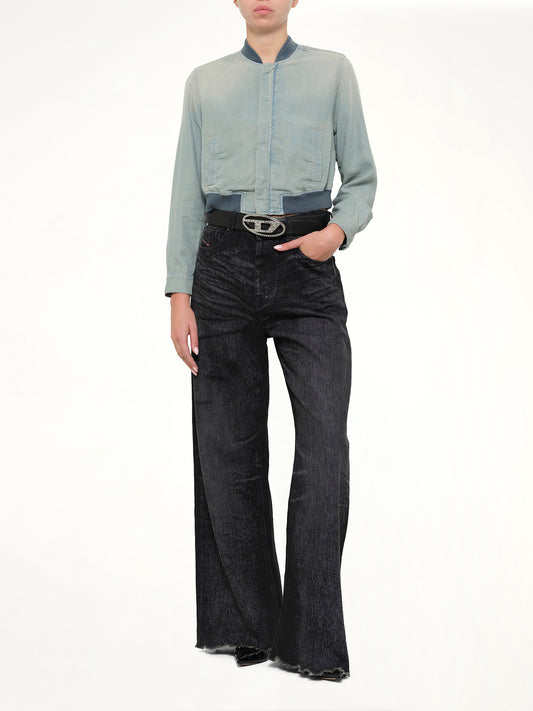 DE-RANIA-S1 Denim Jacket in Blue