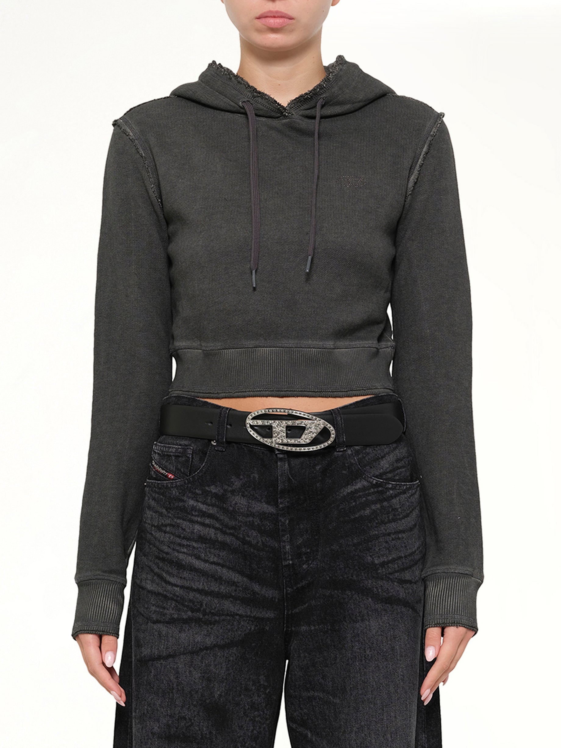 F-SLIMMY-HOOD-S3 Hoodie in Grey