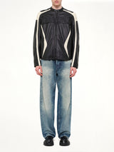 L-ADAM Leather Jacket in Black