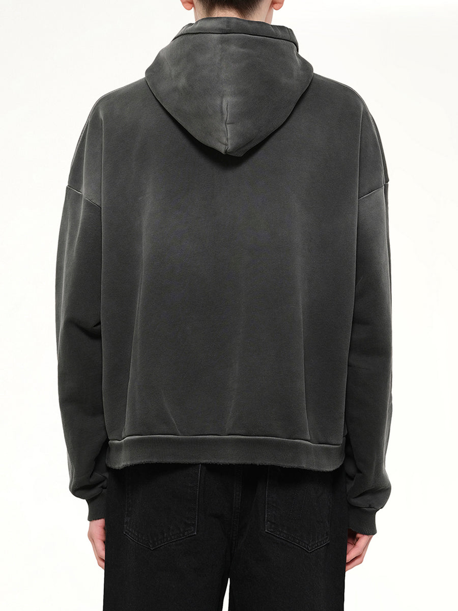 Loaded With Love Hoodie in Stained Black