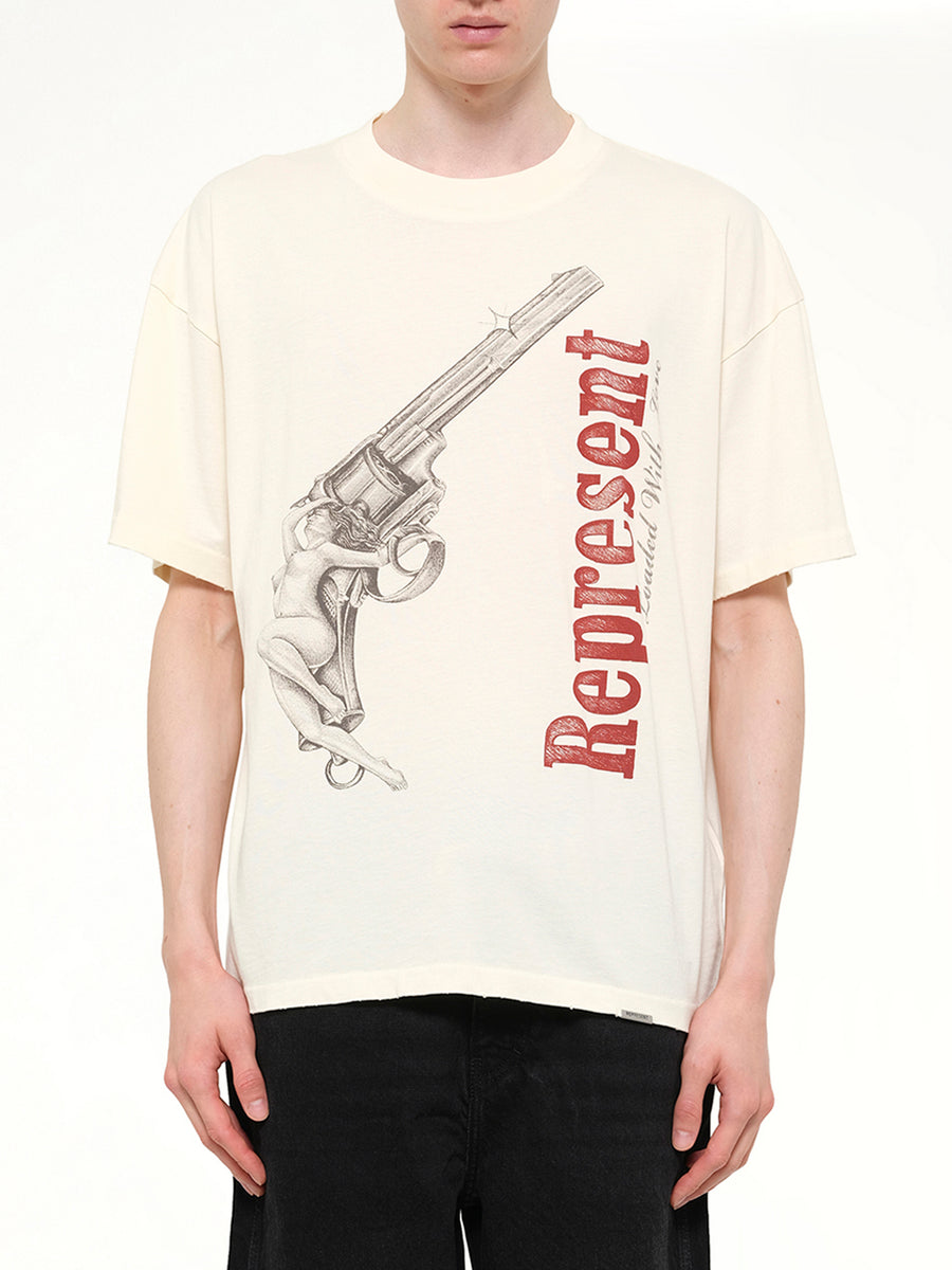 Loaded With Love T-Shirt in Cream