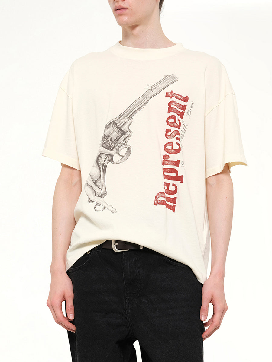 Loaded With Love T-Shirt in Cream