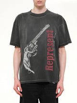 Loaded With Love T-Shirt in Stained Black