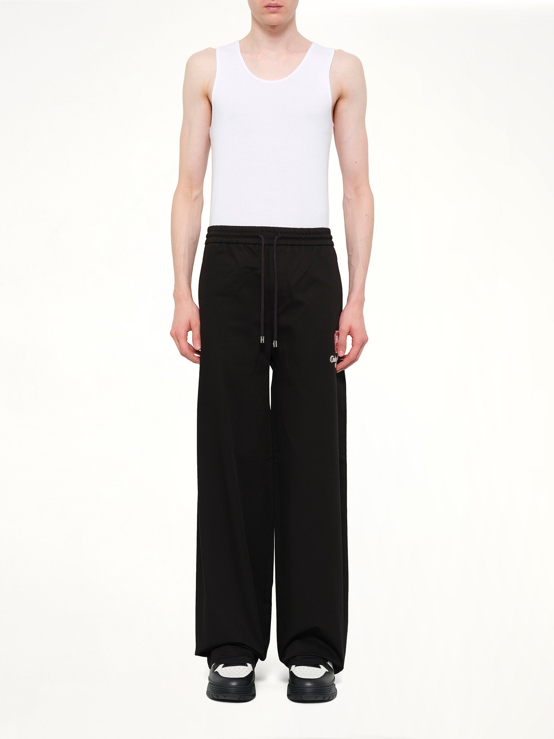 AMIRI MA Chateau Pant in Black Model View from MARAIS