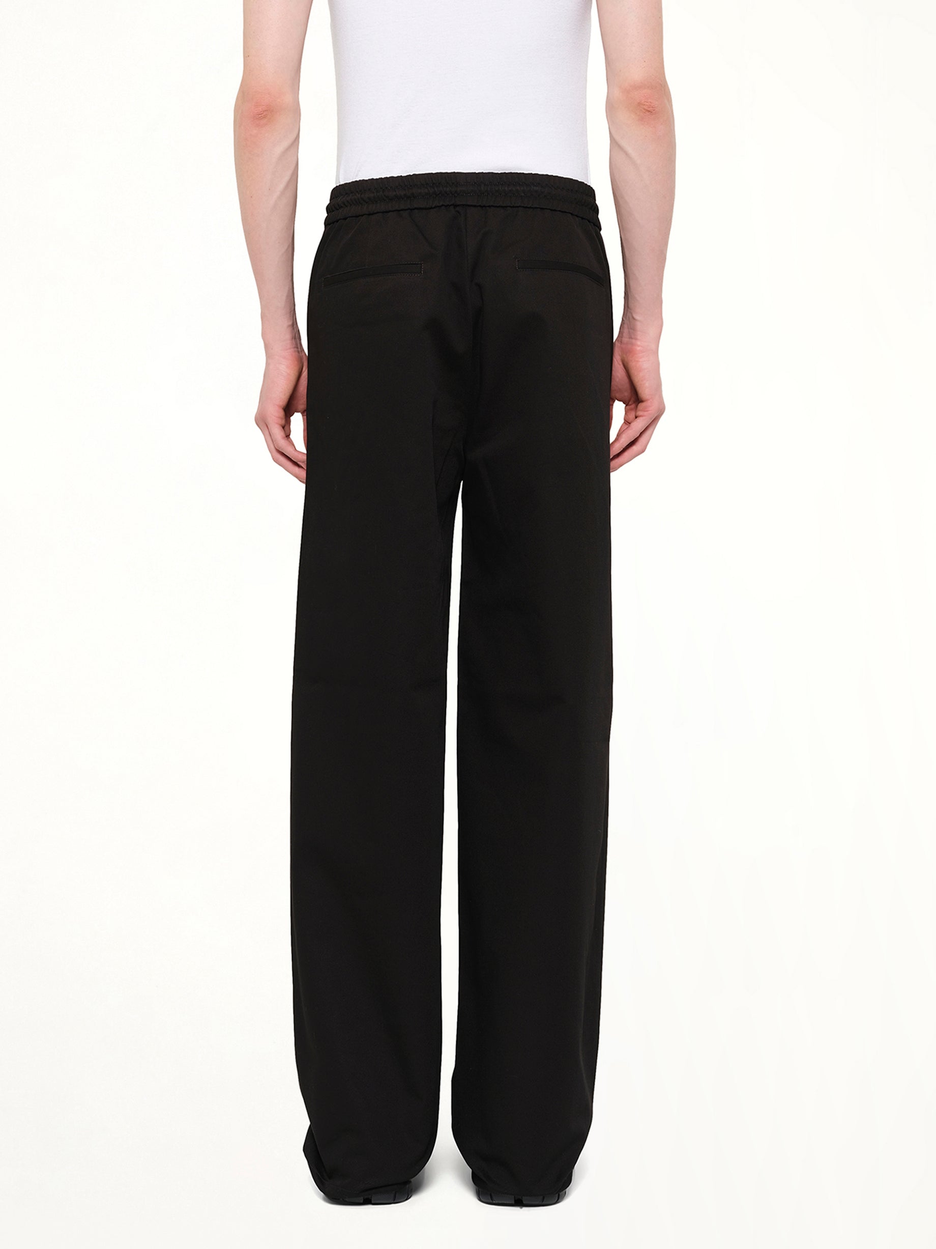 AMIRI MA Chateau Pant in Black Back View from MARAIS