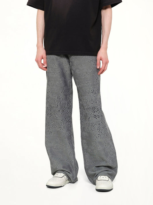 MA Quad Bandana Baggy Jeans in Black