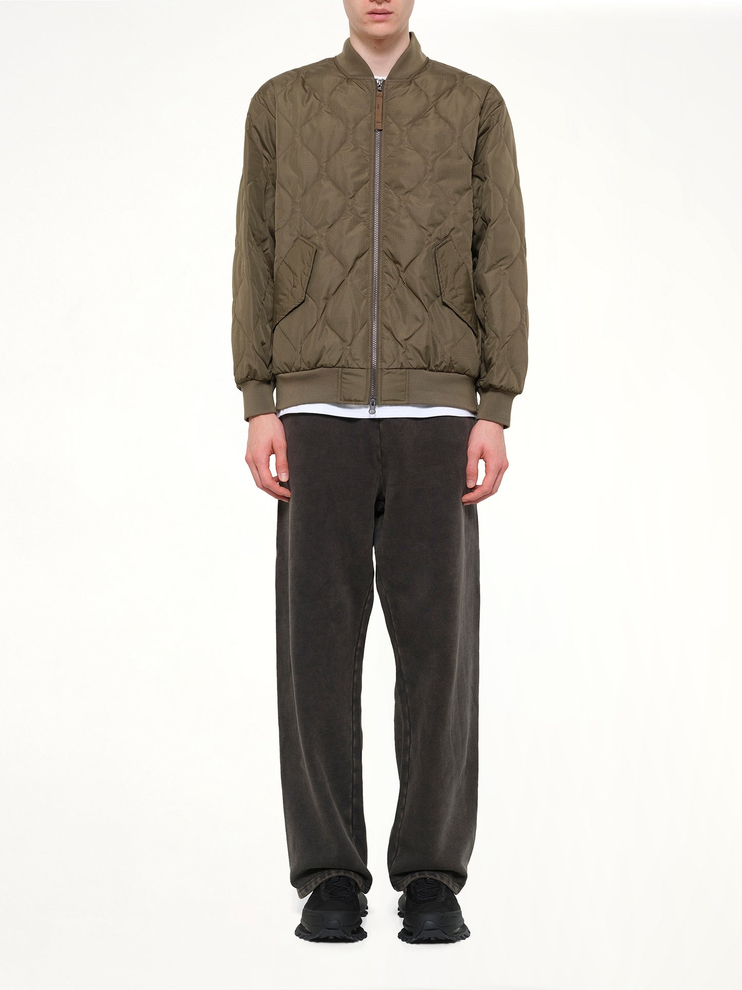 Military MA-1 Type Down Jacket in Dark Olive