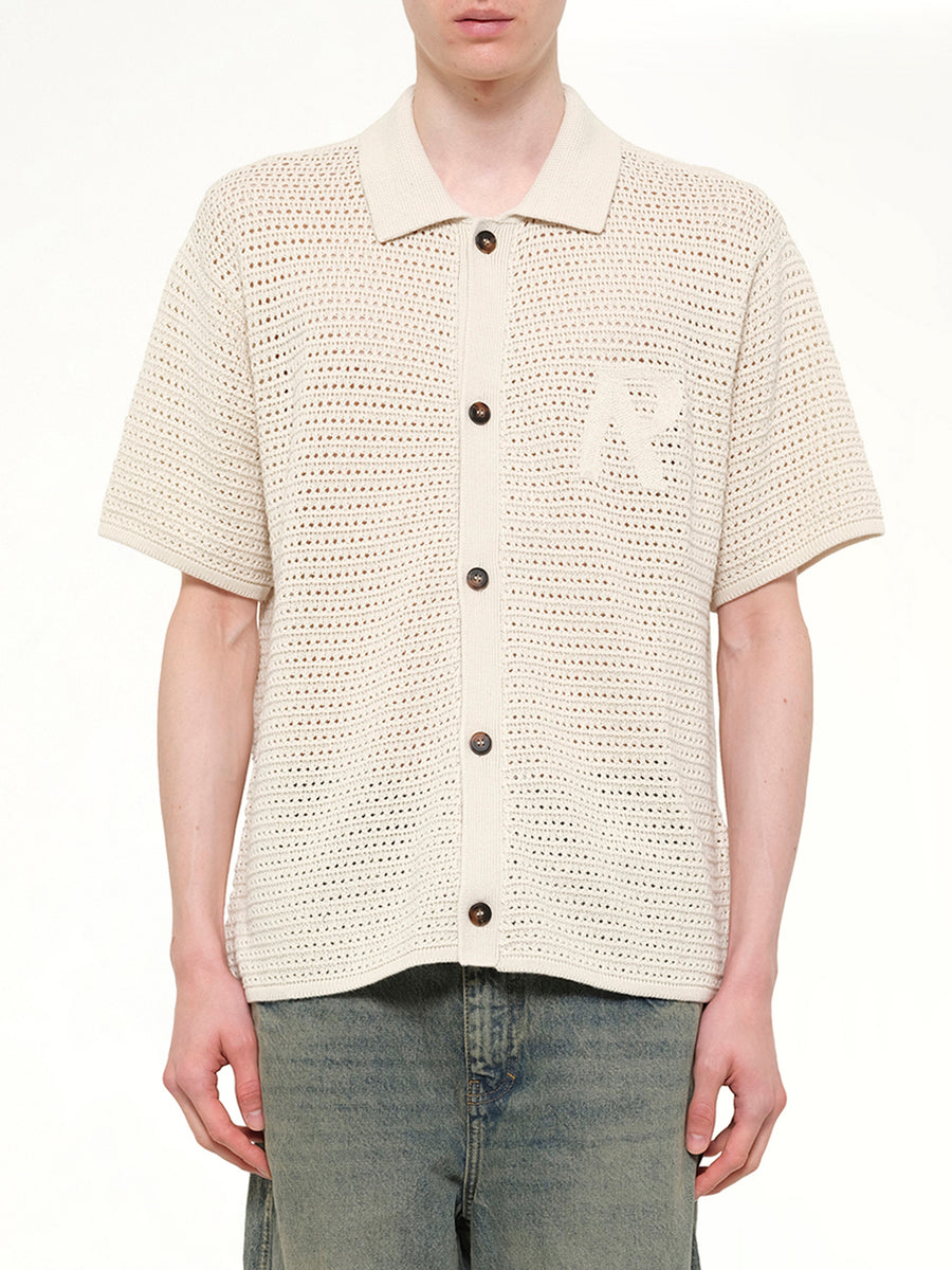 Pico Knit Shirt in Ecru