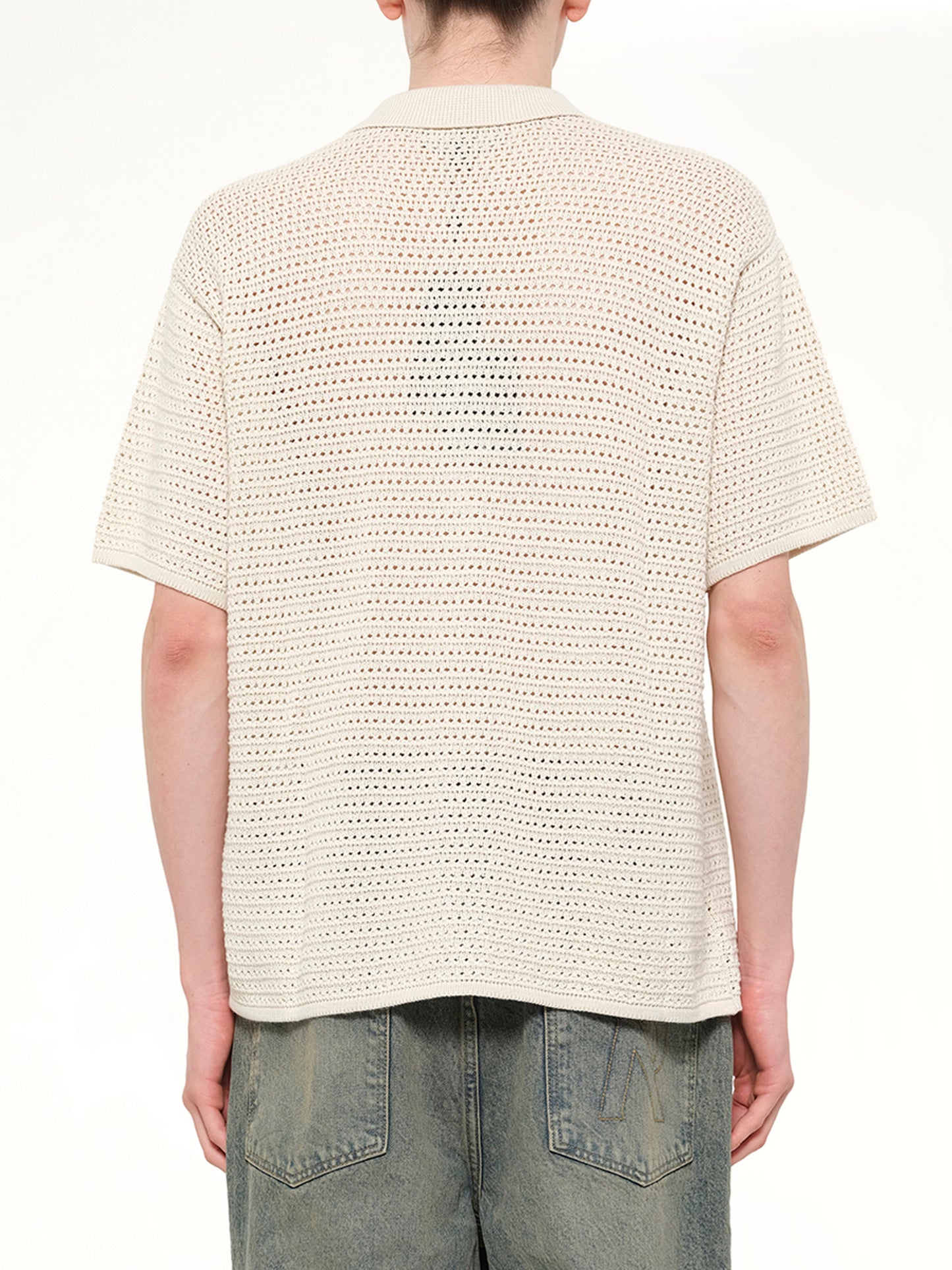 Pico Knit Shirt in Ecru