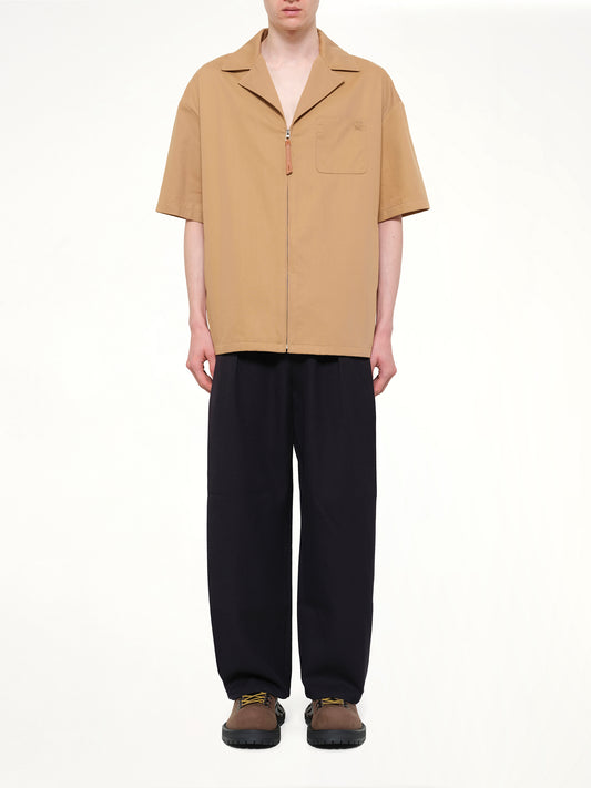 Short Sleeve Shirt in Almond
