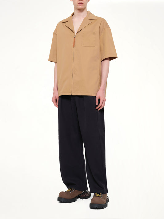Short Sleeve Shirt in Almond
