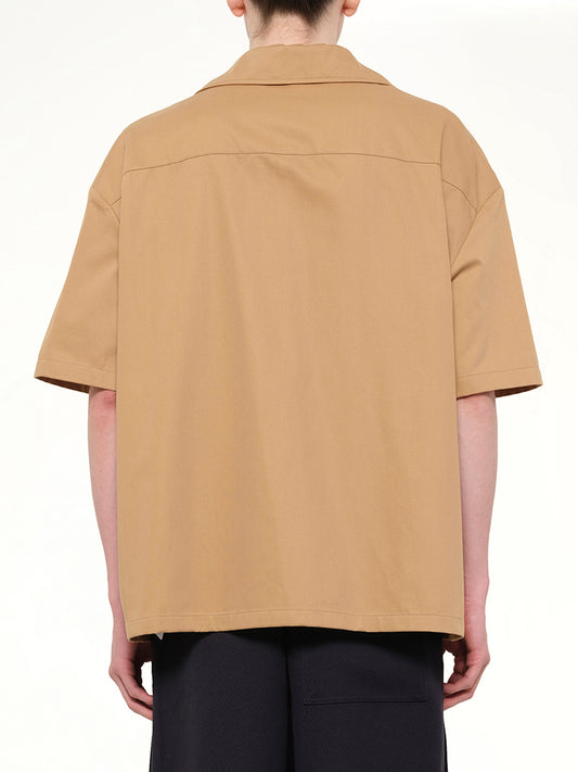 Short Sleeve Shirt in Almond