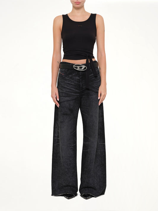 T-ANKY-TAIL-S1 Top in Black