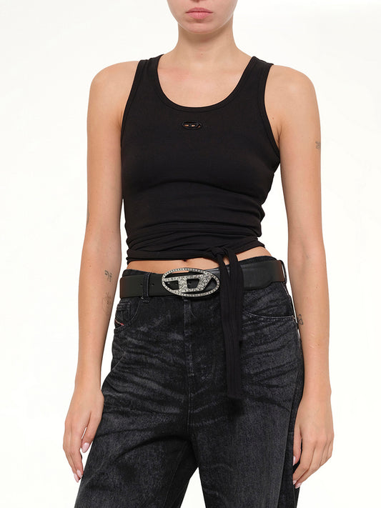 T-ANKY-TAIL-S1 Top in Black