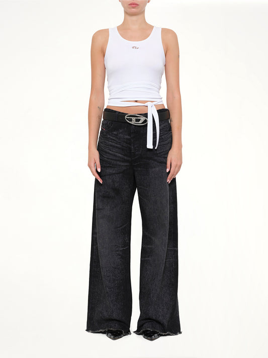 T-ANKY-TAIL-S1 Top in White