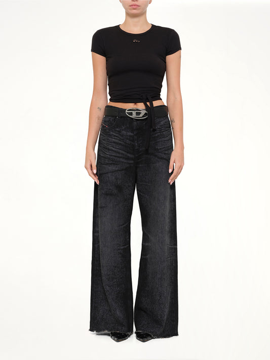 T-BUNNY-TAIL-S1 T-Shirt in Black