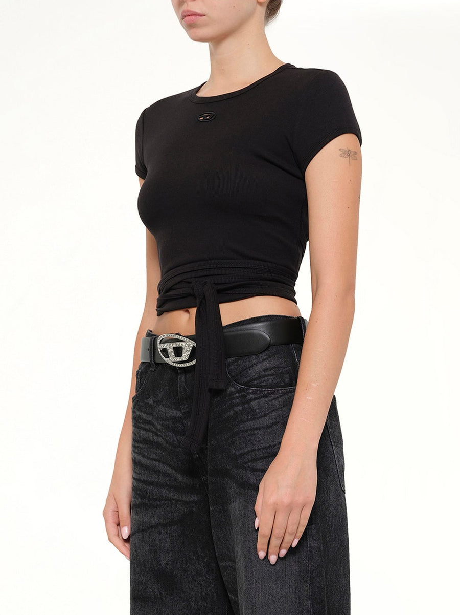 T-BUNNY-TAIL-S1 T-Shirt in Black