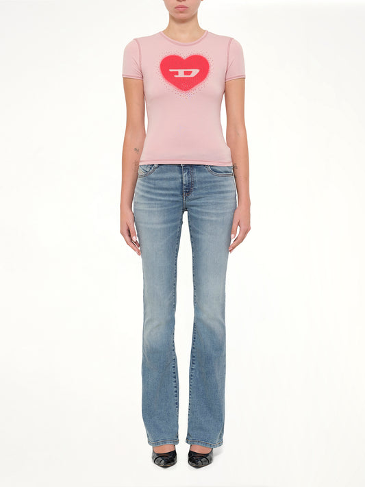 T-UNCUTIES-LONG-S5 T-Shirt in Pink