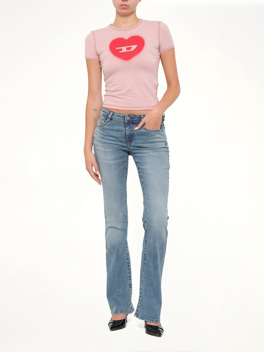 T-UNCUTIES-LONG-S5 T-Shirt in Pink