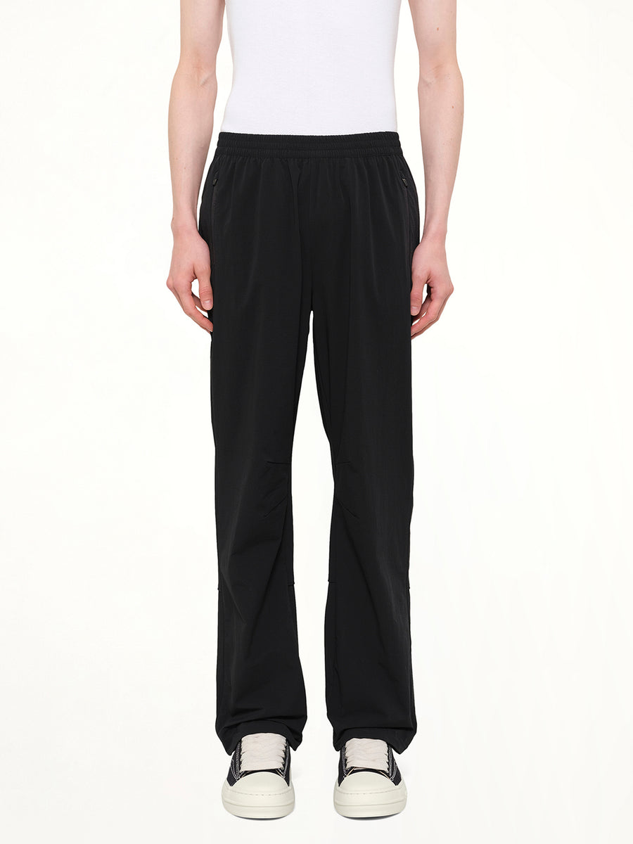 Team 247 Straight Leg Track Pant in Jet Black