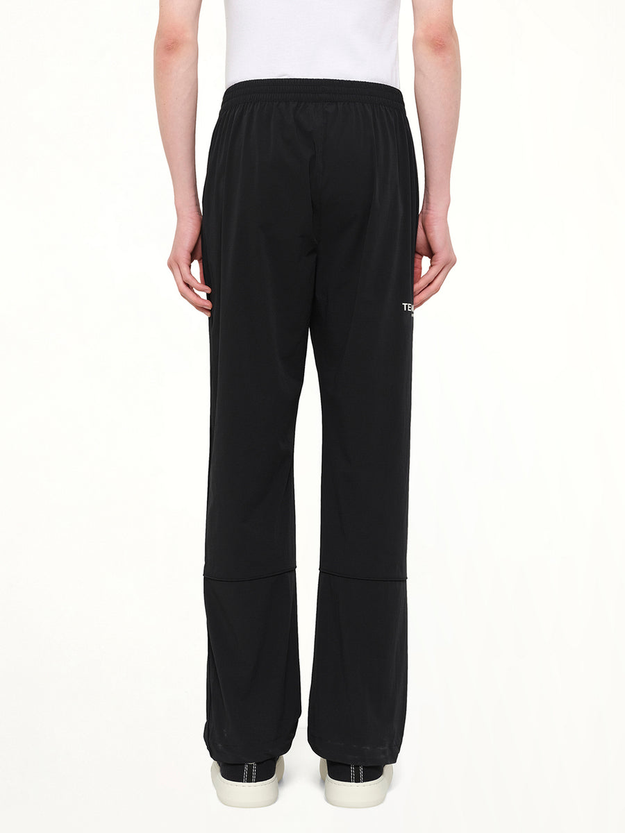 Team 247 Straight Leg Track Pant in Jet Black