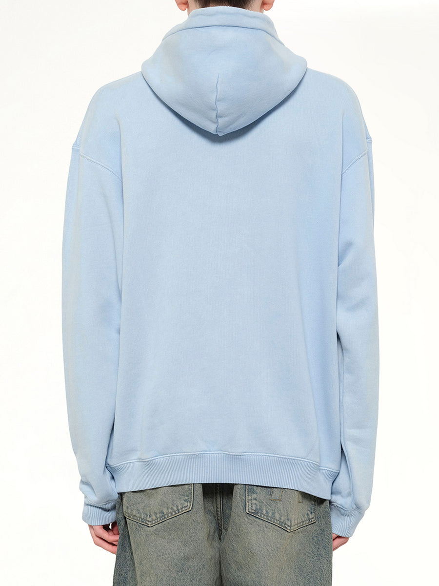Western Initial Hoodie in Mountain Bluebird