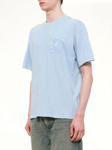 Western Initial T-Shirt in Mountain Bluebird