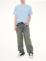 Western Initial T-Shirt in Mountain Bluebird
