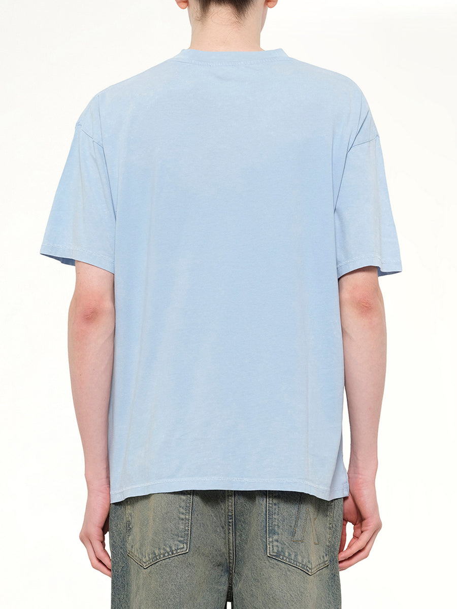 Western Initial T-Shirt in Mountain Bluebird