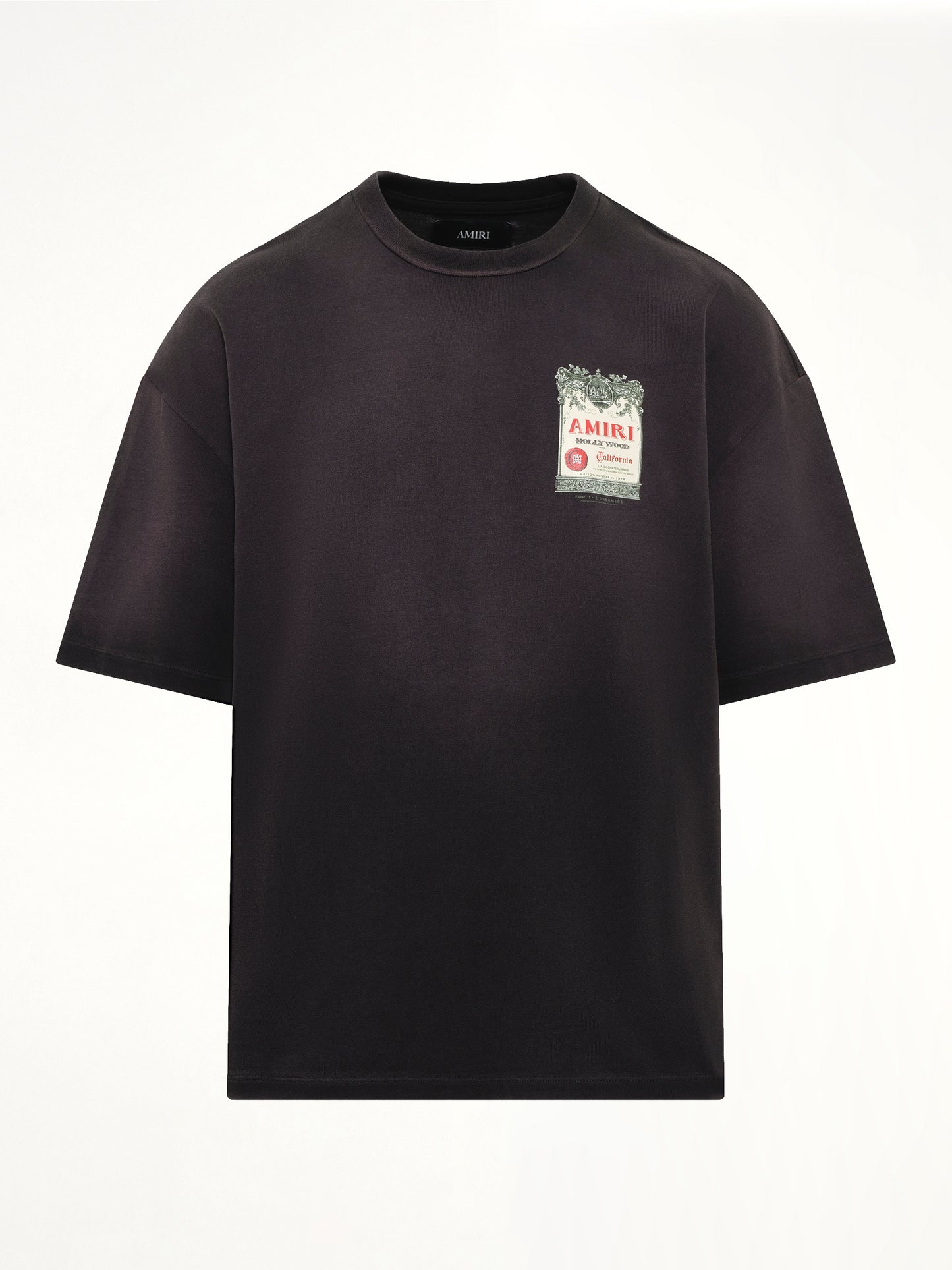 Chateau Stamp Oversized T-Shirt in Black