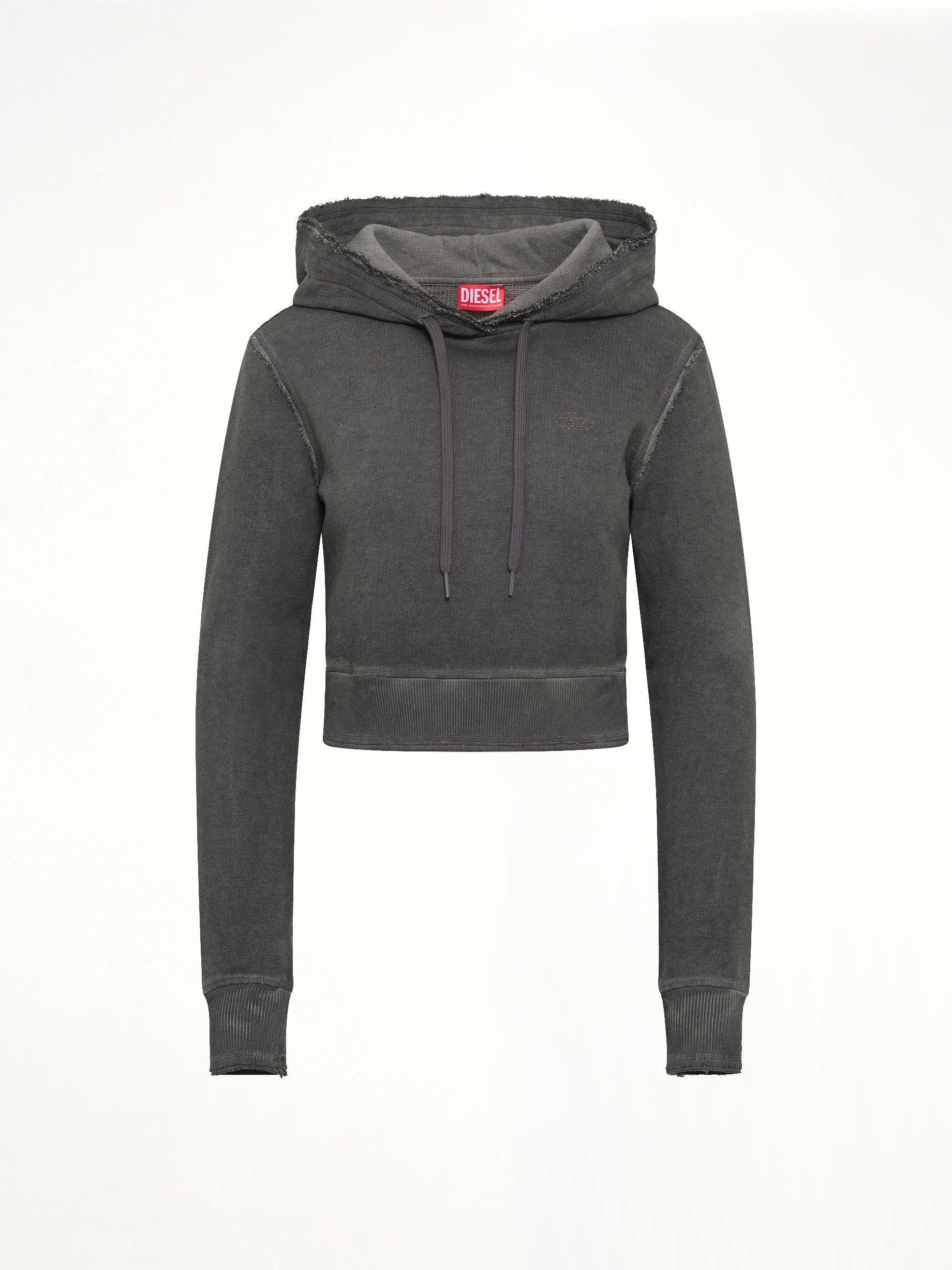 DIESEL F-SLIMMY-HOOD-S3 Hoodie in Grey Product Photo from MARAIS