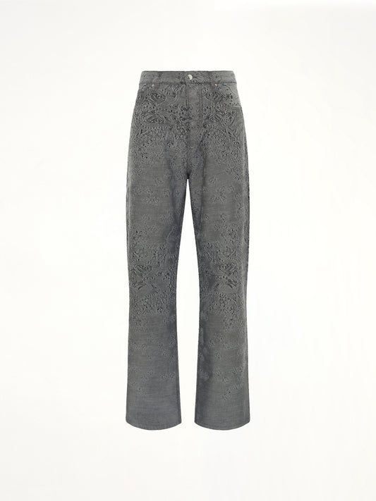 MA Quad Bandana Baggy Jeans in Black