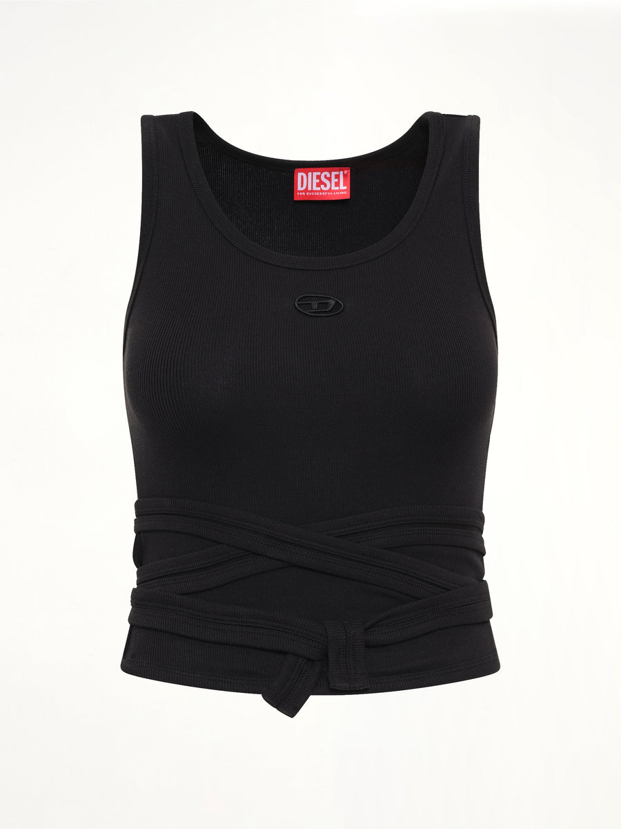T-ANKY-TAIL-S1 Top in Black