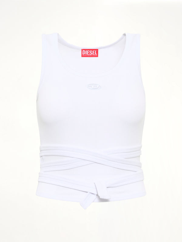 T-ANKY-TAIL-S1 Top in White
