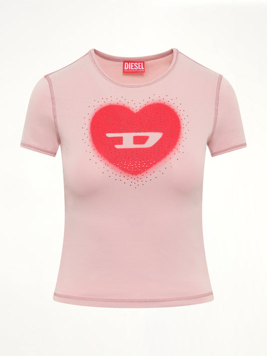 T-UNCUTIES-LONG-S5 T-Shirt in Pink