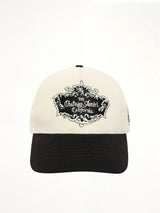 Chateau Crest Denim Hat in Black