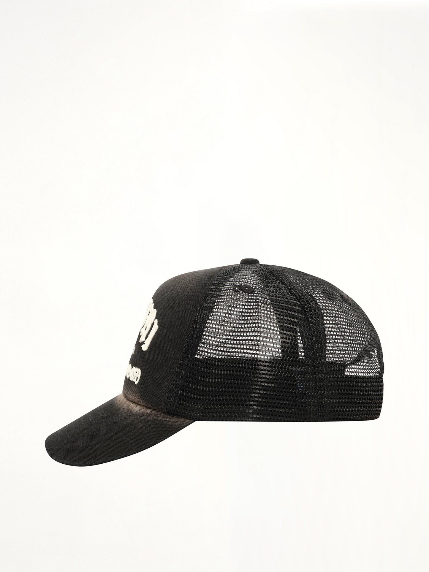 Faded Amiri Hollywood Trucker Hat in Black