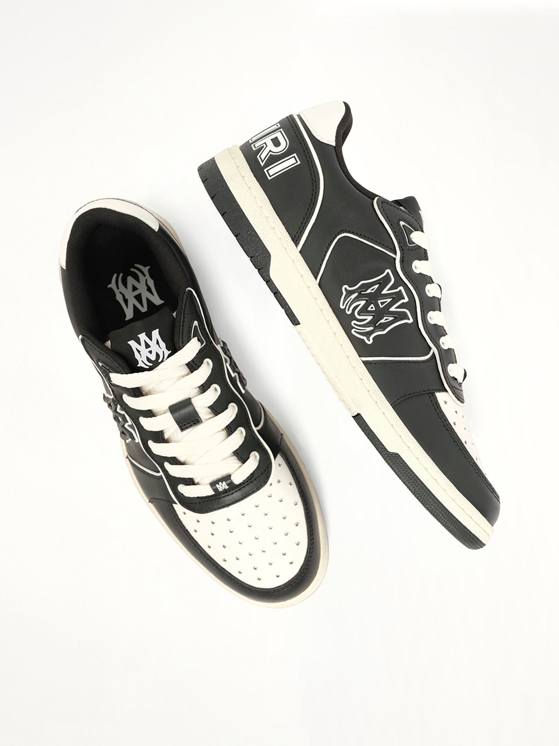 AMIRI Newport Sneaker in Black Back View from MARAIS