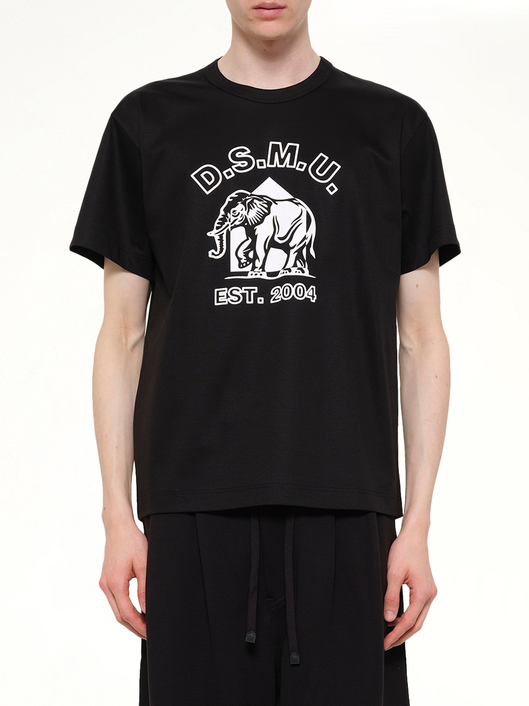 D.S.M.U' T-Shirt in Black