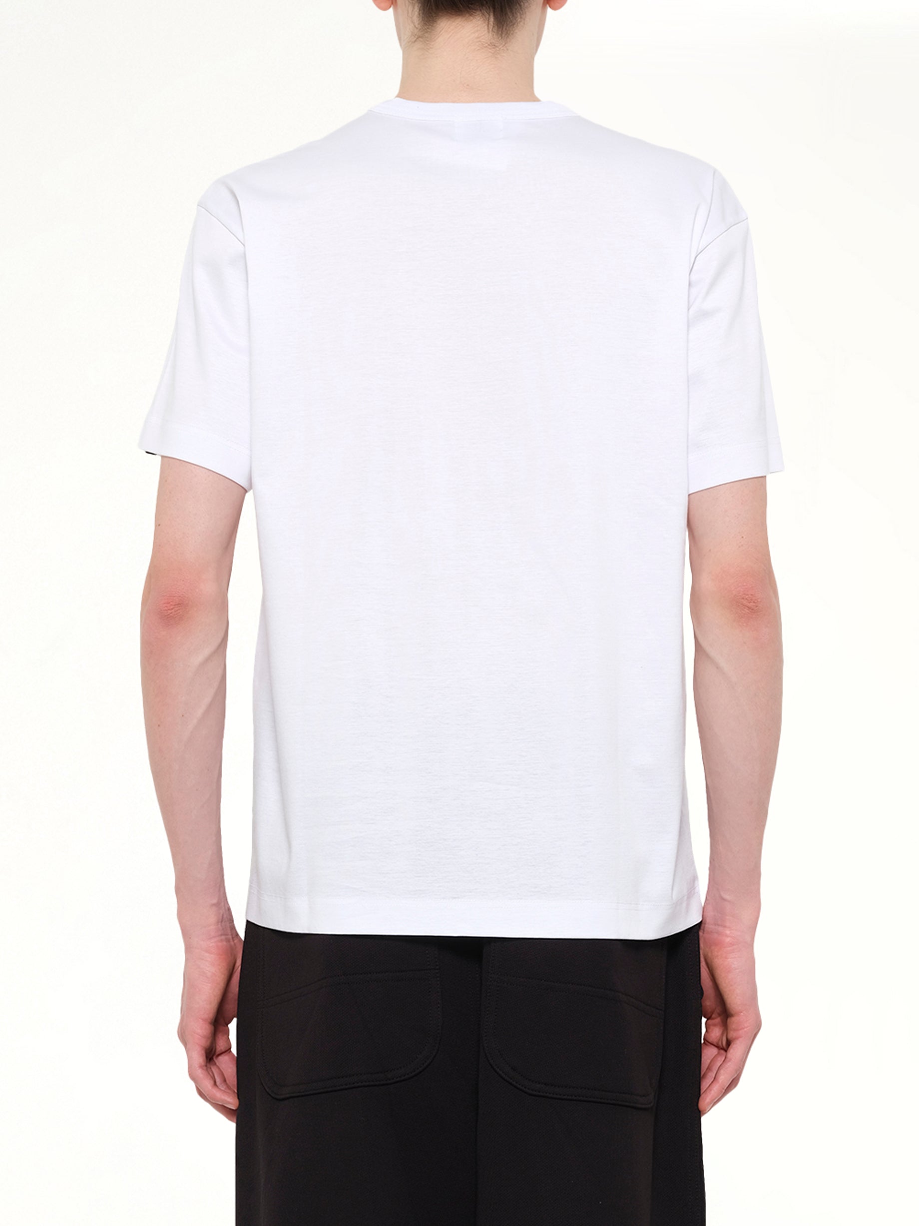 DOVER STREET MARKET D.S.M.U' T-Shirt in White Back View from MARAIS
