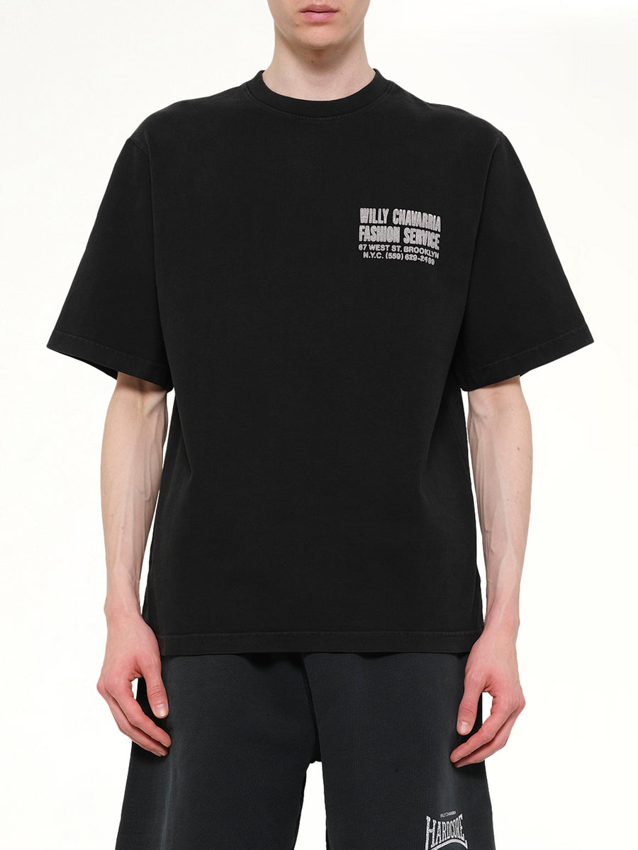"Fashion Services" Standard T-Shirt in Black