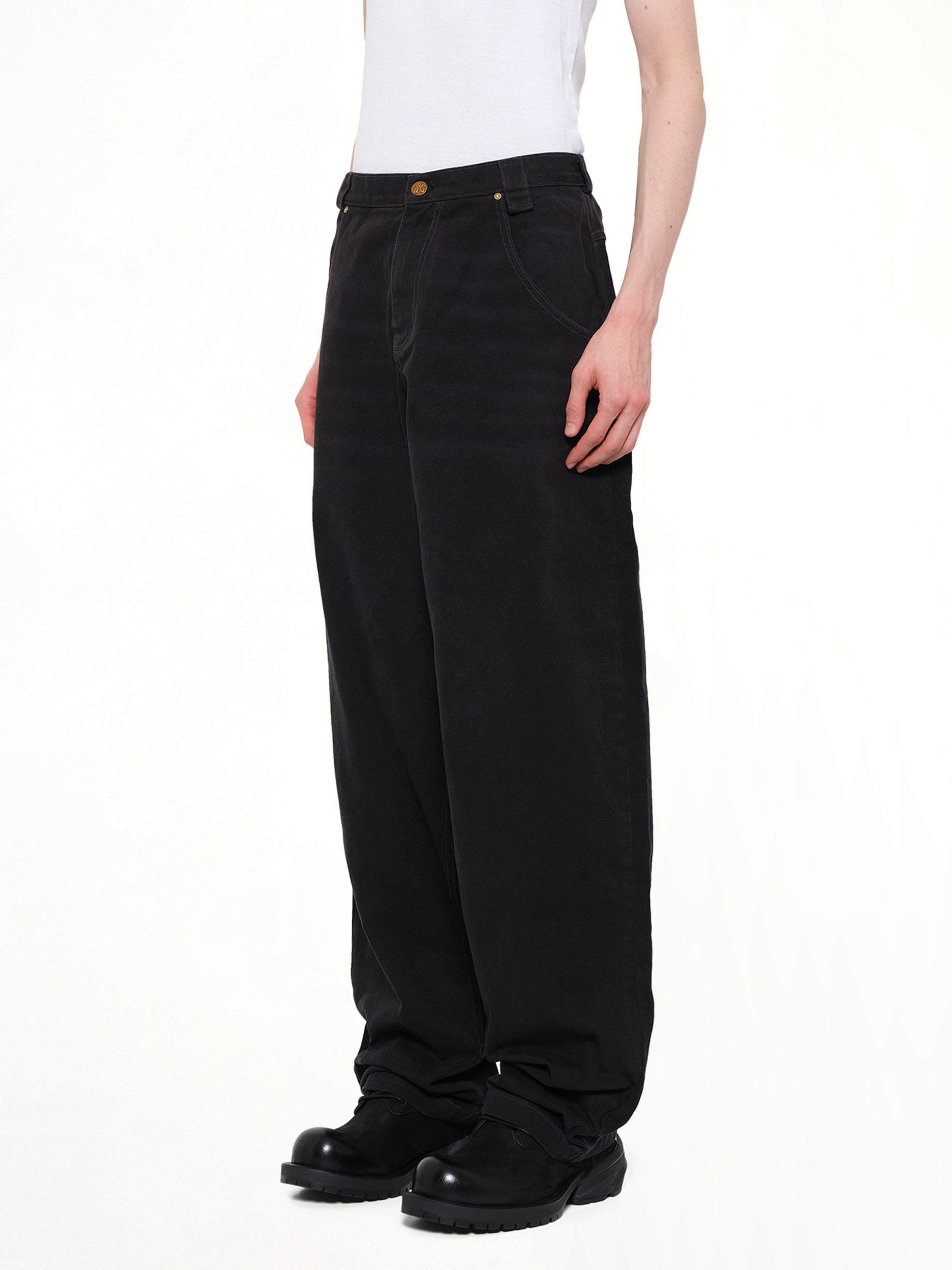 WILLY CHAVARRIA Bad Boy Jean in Black Back View from MARAIS