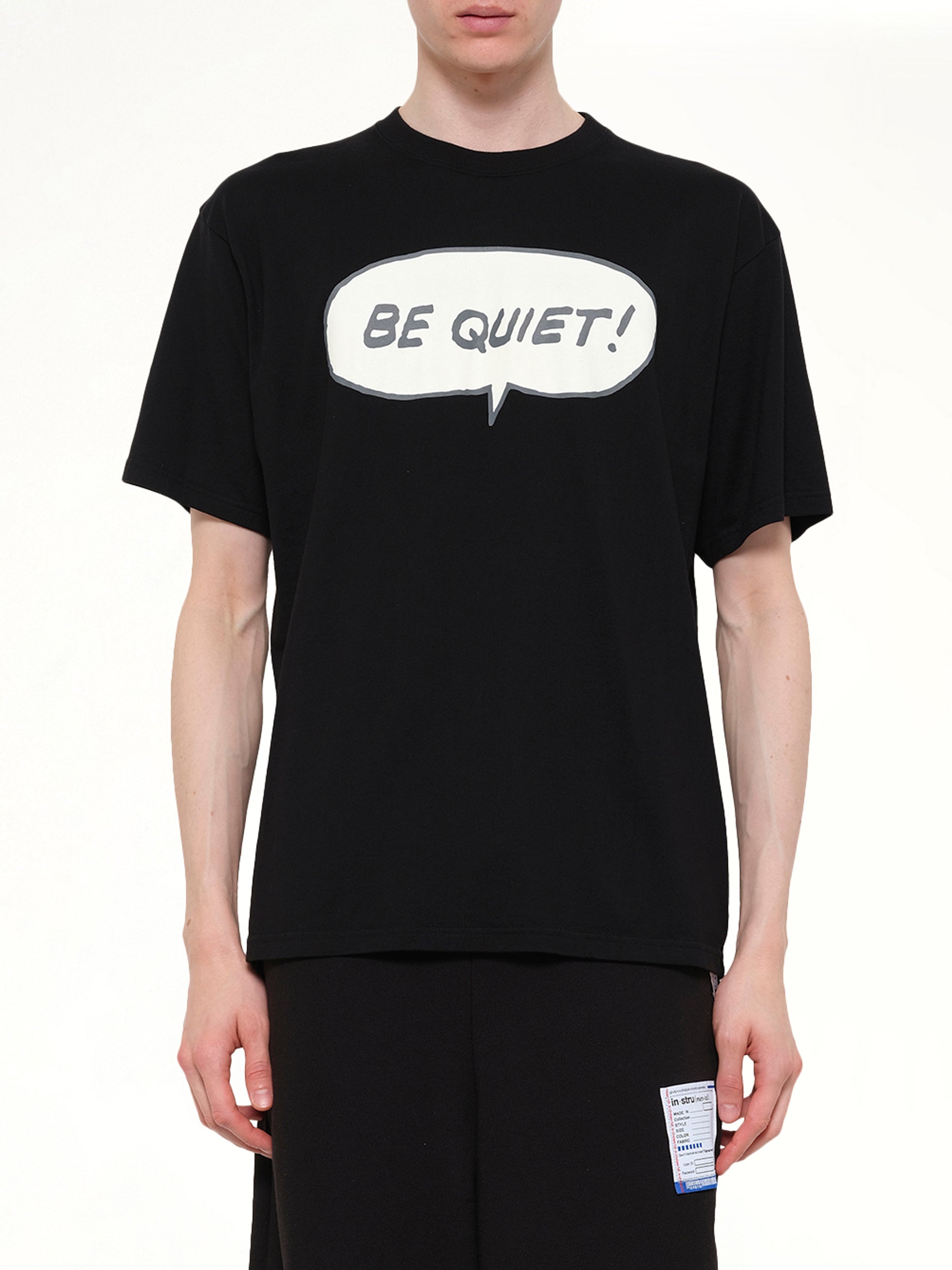 Be Quiet T-Shirt in Black