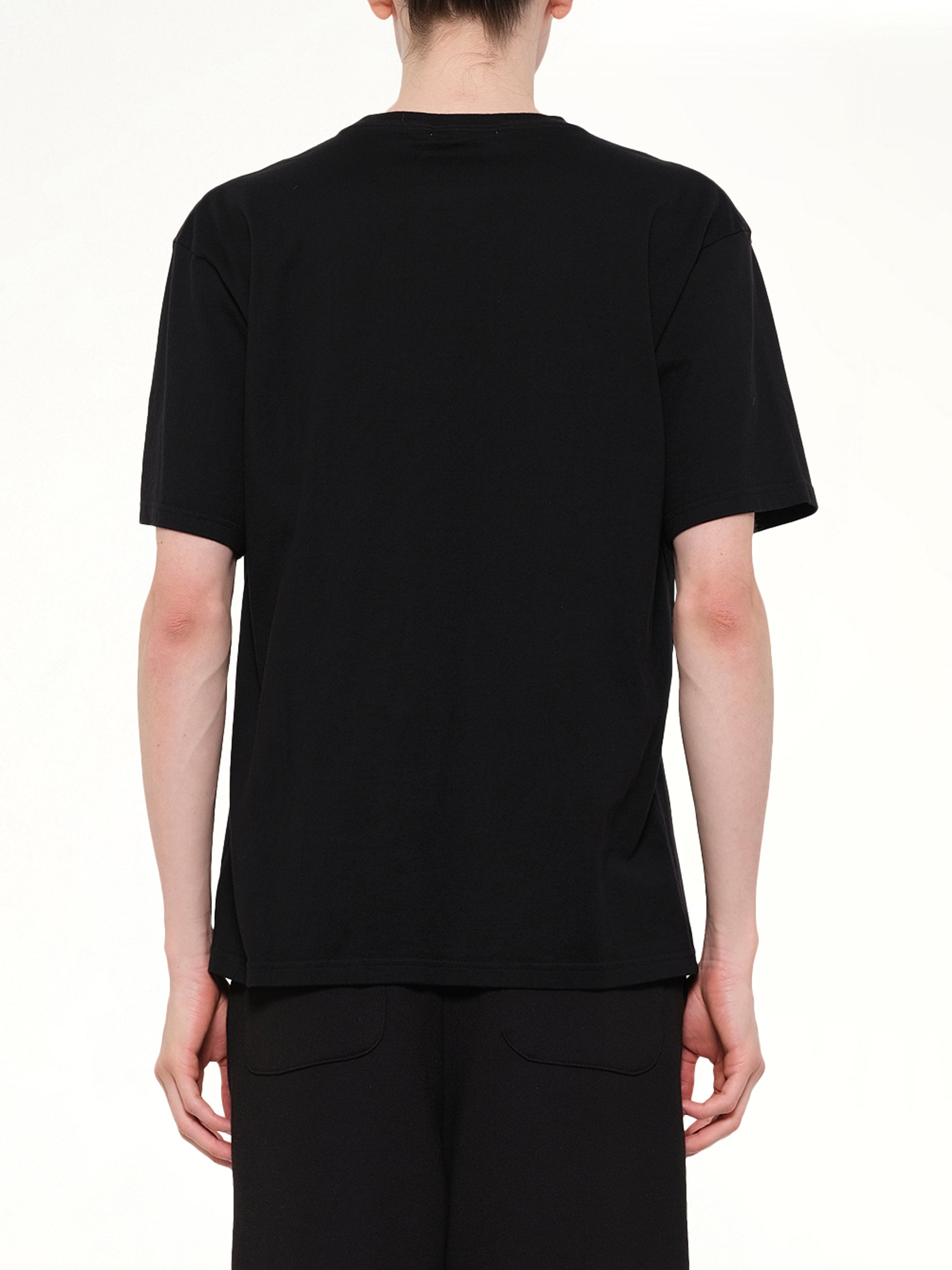 UNDERCOVER Be Quiet T-Shirt in Black Back View from MARAIS