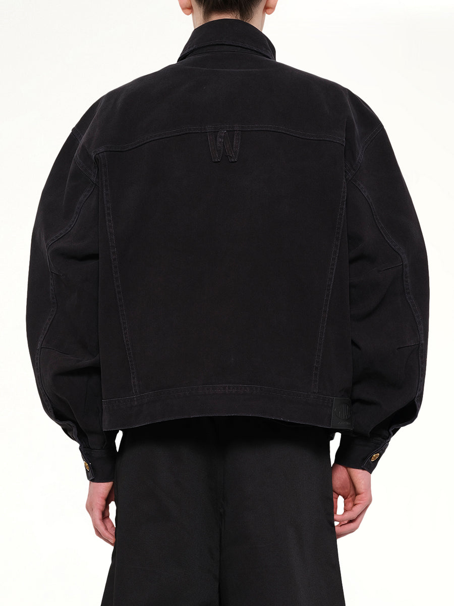 Chachi Denim Trucker in Black