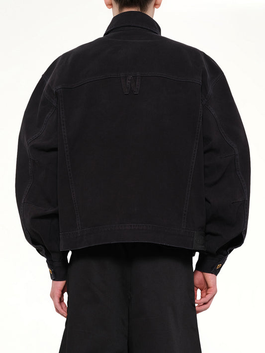 Chachi Denim Trucker in Black