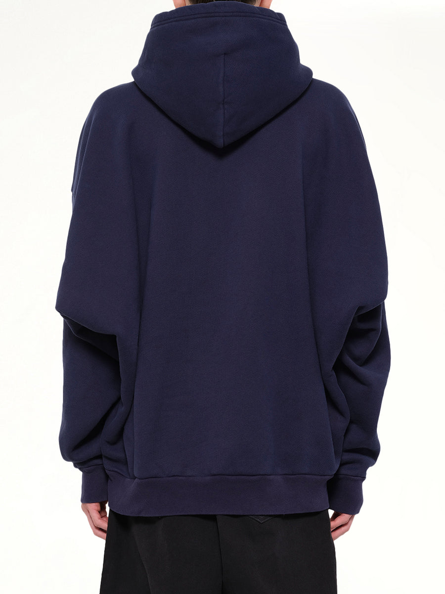 Chavarria Stripe Gilroy Hoodie in Peacoat