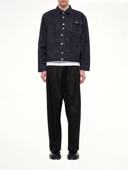 Denim Blouson in Indigo