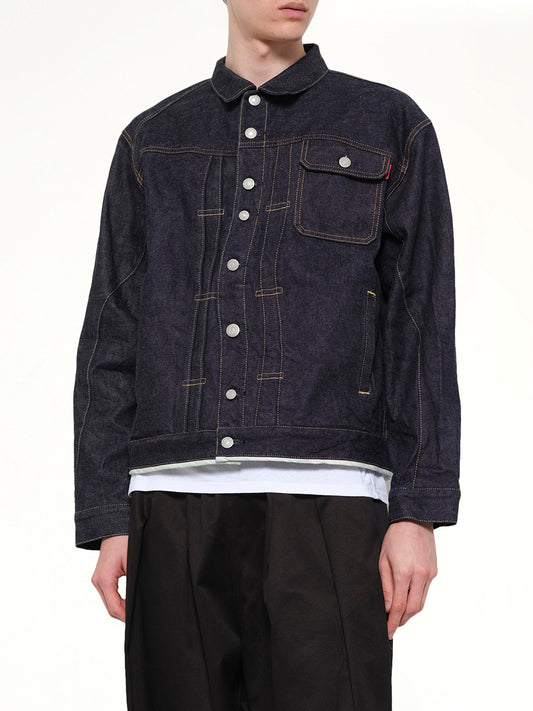 Denim Blouson in Indigo